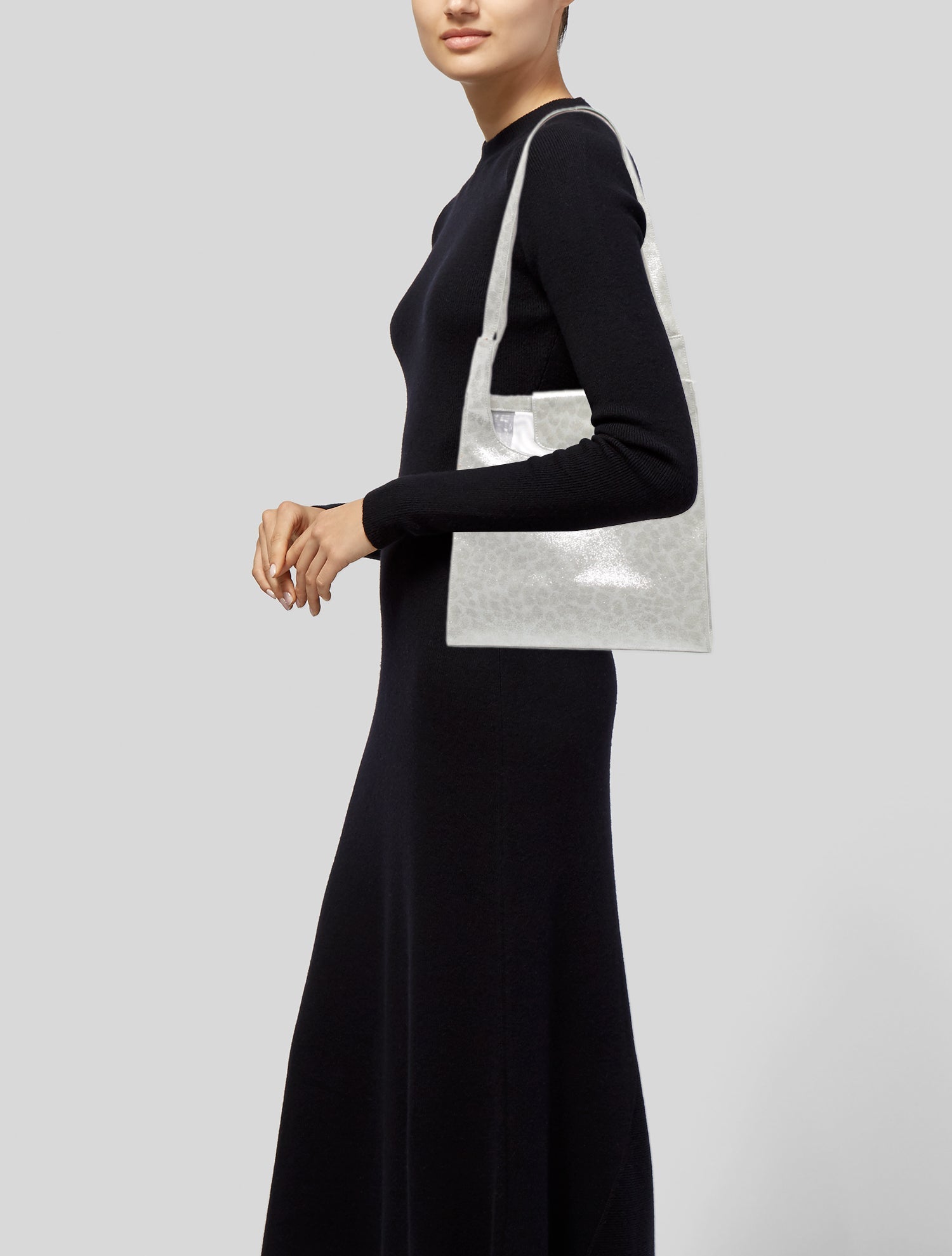 Stuart Weitzman Suede Shoulder Bag